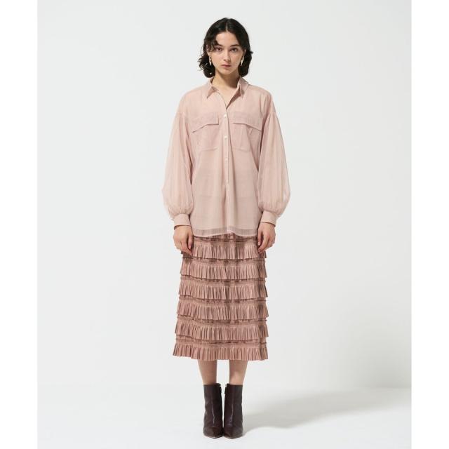 グレースコンチネンタル（GRACE CONTINENTAL）/フリルタイトスカート