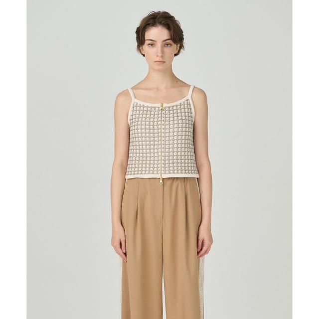 グレースコンチネンタル（GRACE CONTINENTAL）/ツイードニットキャミ