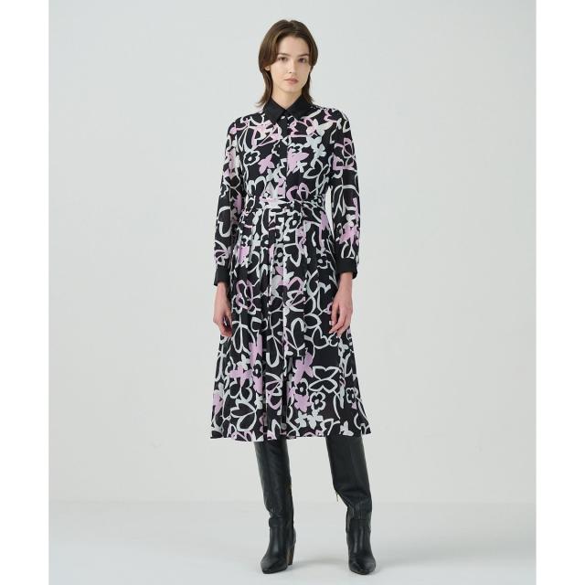 グレースコンチネンタル（GRACE CONTINENTAL）/キカフラワープリーツドレス