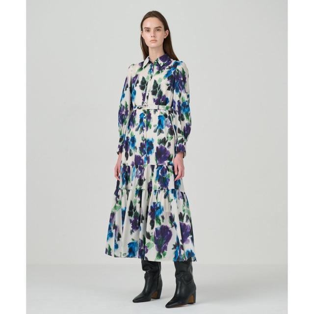 グレースコンチネンタル（GRACE CONTINENTAL）/フラワープリントティアードワンピースの通販は 42,900円