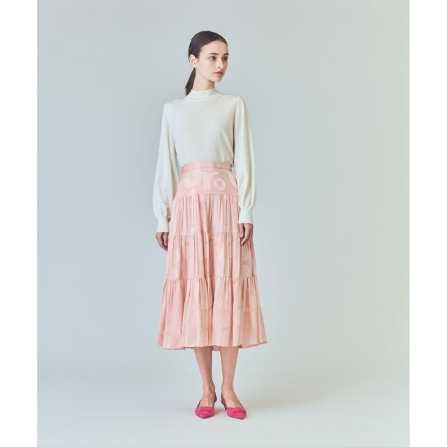 グレースコンチネンタル（GRACE CONTINENTAL）/ラメジャガードサテンスカート