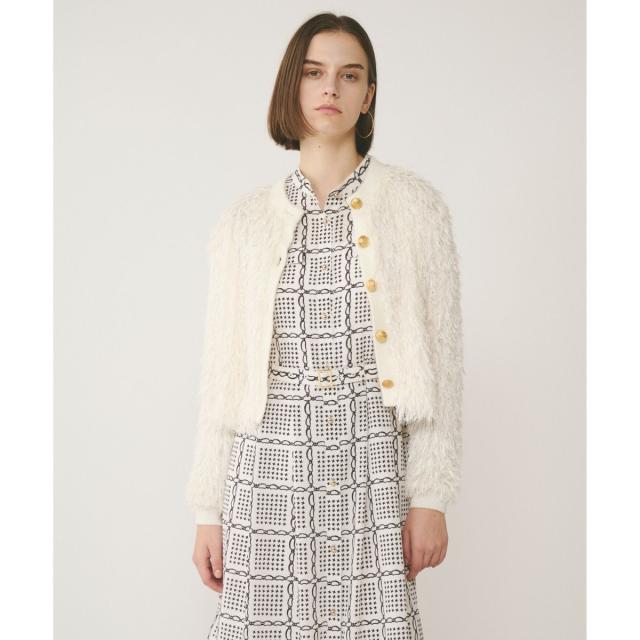 グレースコンチネンタル（GRACE CONTINENTAL）/フリンジニットカーディガン