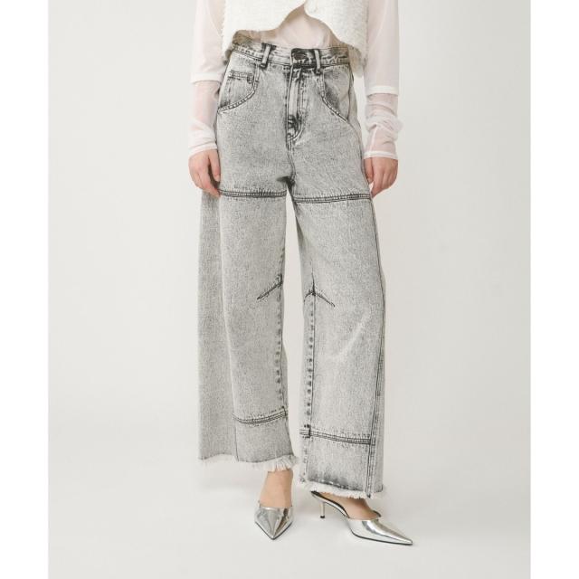 グレースコンチネンタル（GRACE CONTINENTAL）/ライン切替デニムパンツ