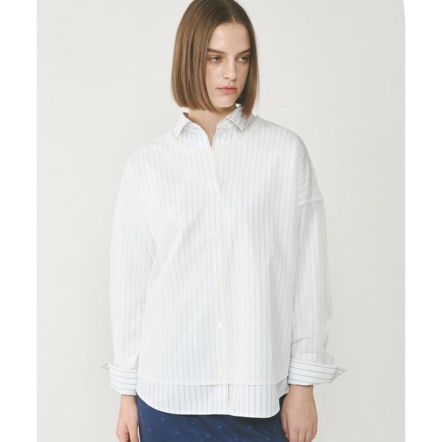 グレースコンチネンタル（GRACE CONTINENTAL）/チュールレイヤードシャツ