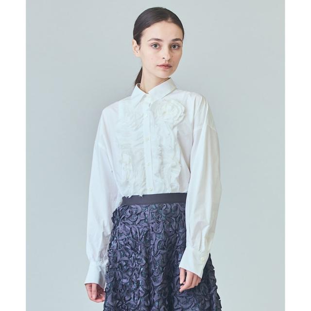 グレースコンチネンタル（GRACE CONTINENTAL）/コサージュドレスシャツ