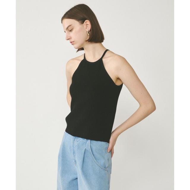 グレースコンチネンタル（GRACE CONTINENTAL）/ハイゲージ畦ニットトップ