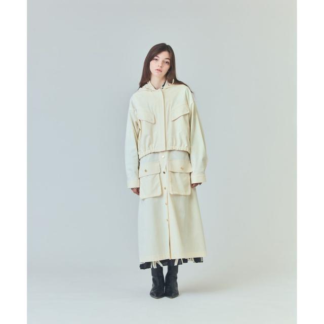 グレースコンチネンタル（GRACE CONTINENTAL）/ミリタリー3WAYコートの