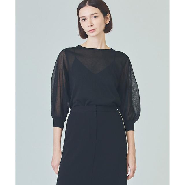 グレースコンチネンタル（GRACE CONTINENTAL）/ラメシアーニットトップ