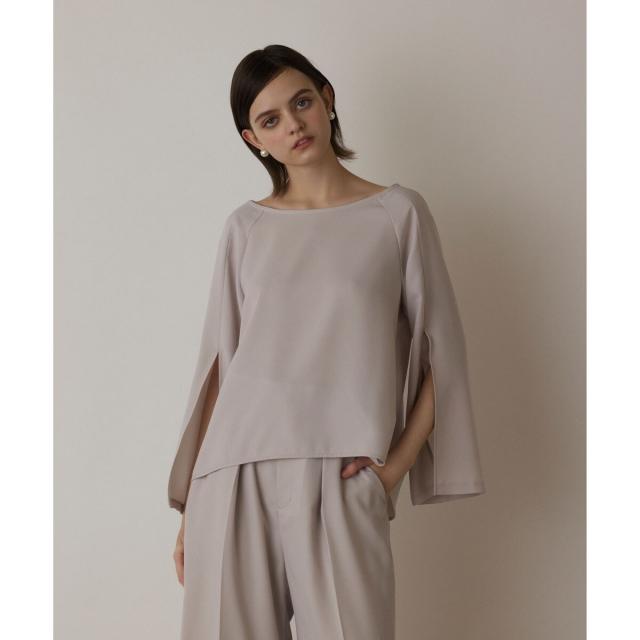 グレースコンチネンタル（GRACE CONTINENTAL）/スリットスリーブトップ