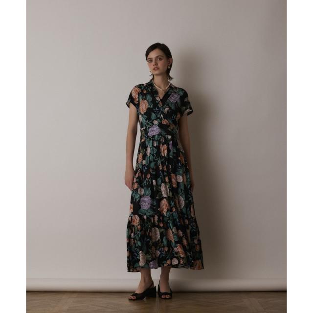 グレースコンチネンタル（GRACE CONTINENTAL）/アンティークフラワープリントワンピース