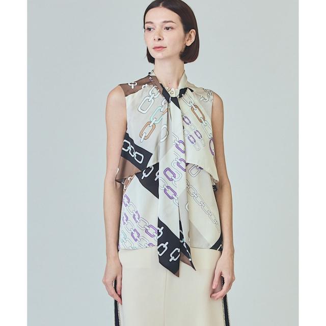 グレースコンチネンタル（GRACE CONTINENTAL）/チェーンレイヤードノースリーブ