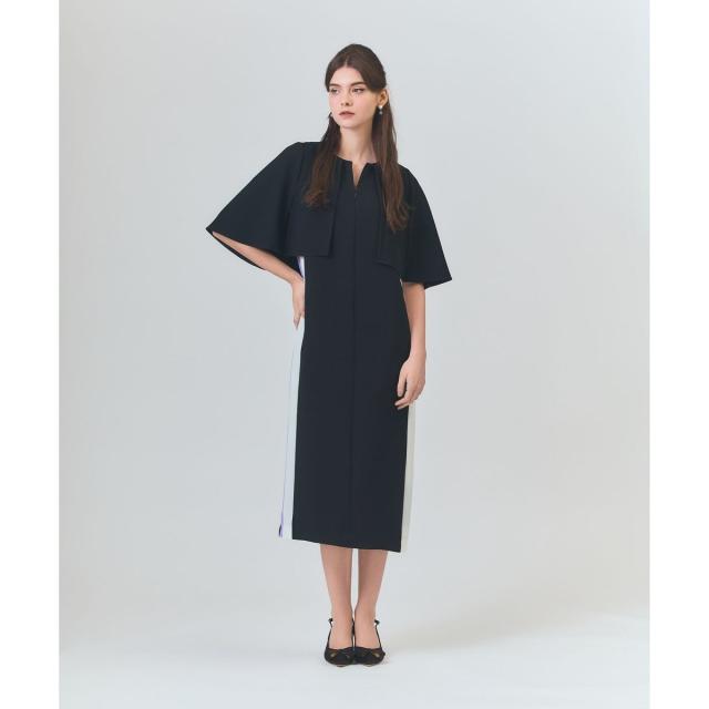 グレースコンチネンタル（GRACE CONTINENTAL）/ケープレイヤードドレス