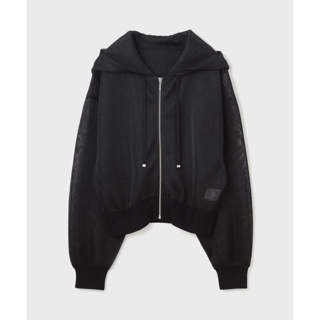 グレースコンチネンタル（GRACE CONTINENTAL）/シアーニットパーカーの