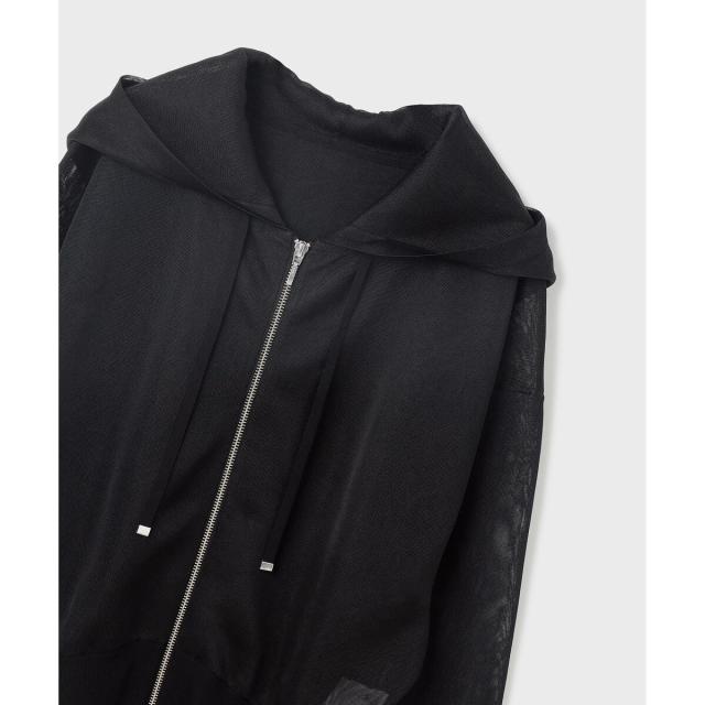 グレースコンチネンタル（GRACE CONTINENTAL）/シアーニットパーカーの