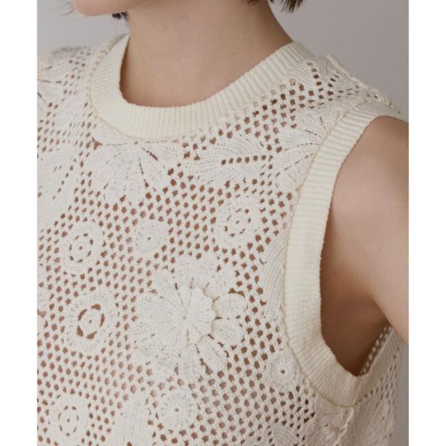 グレースコンチネンタルクロシュ刺繍トップ クロシュ刺繍トップ / GRACE CONTINENTAL | GRACE CONTINENTAL
