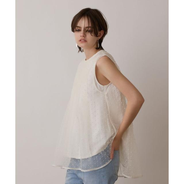 グレースコンチネンタル（GRACE CONTINENTAL）/シアージャガードカットトップ