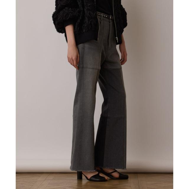 グレースコンチネンタル（GRACE CONTINENTAL）/パッチワークデニムパンツ