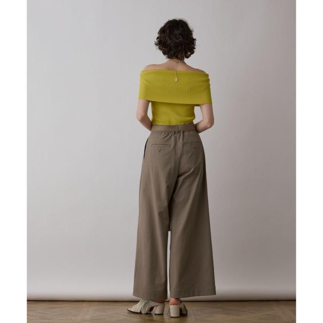 グレースコンチネンタル新作　ストレッチワイドパンツ ストレッチワイドパンツ / GRACE CONTINENTAL | GRACE