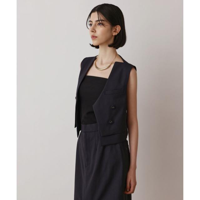 グレースコンチネンタル（GRACE CONTINENTAL）/オックスショートジレ