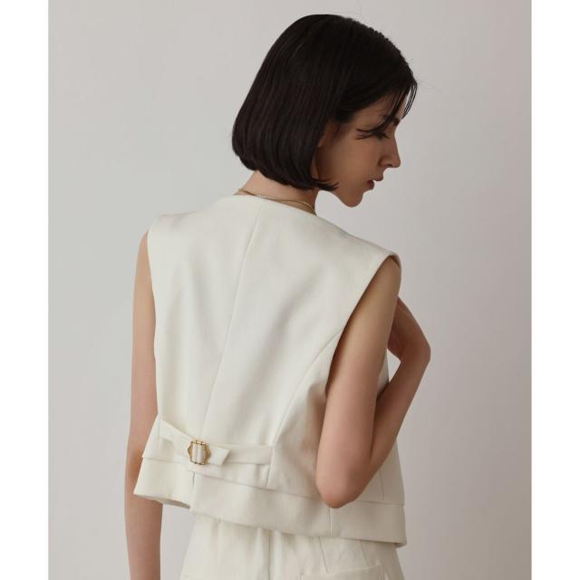 グレースコンチネンタル（GRACE CONTINENTAL）/オックスショートジレ