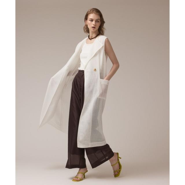 グレースコンチネンタル（GRACE CONTINENTAL）/カラミロングジレ