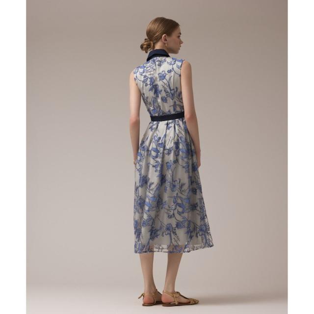 グレースコンチネンタル（GRACE CONTINENTAL）/フラワー刺繍ボウタイ