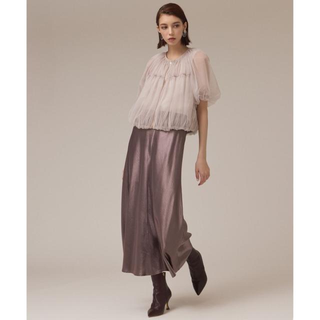 グレースコンチネンタル（GRACE CONTINENTAL）/チュールシアーブルゾン