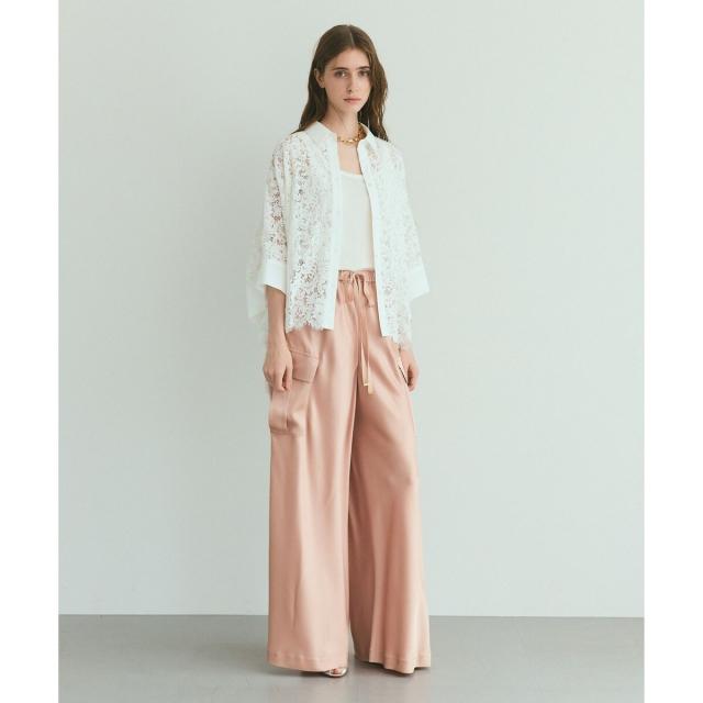 グレースコンチネンタル（GRACE CONTINENTAL）/ダブルサテンイージーパンツ