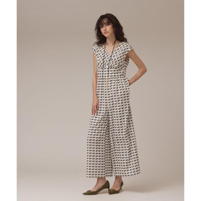 グレースコンチネンタル（GRACE CONTINENTAL）/ホースプリントサロペット