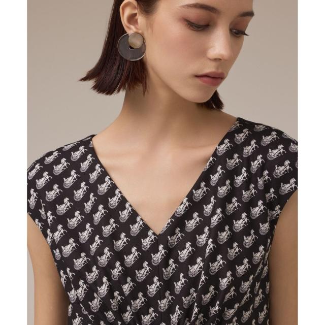 グレースコンチネンタル（GRACE CONTINENTAL）/ホースプリントサロペット