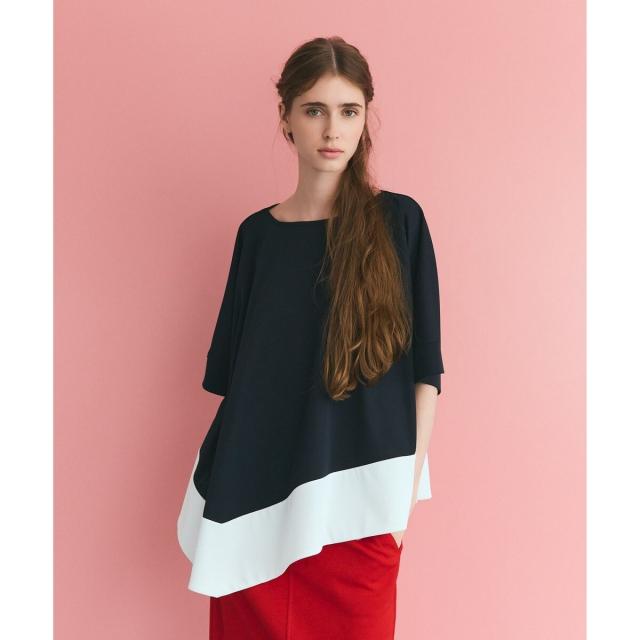 グレースコンチネンタル（GRACE CONTINENTAL）/バイカラーアシメトップ