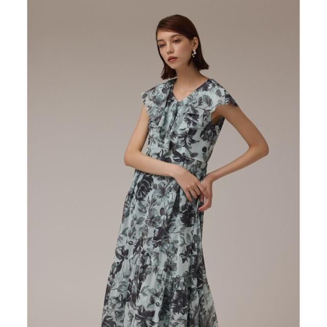 グレースコンチネンタル（GRACE CONTINENTAL）/フラワープリントフリル