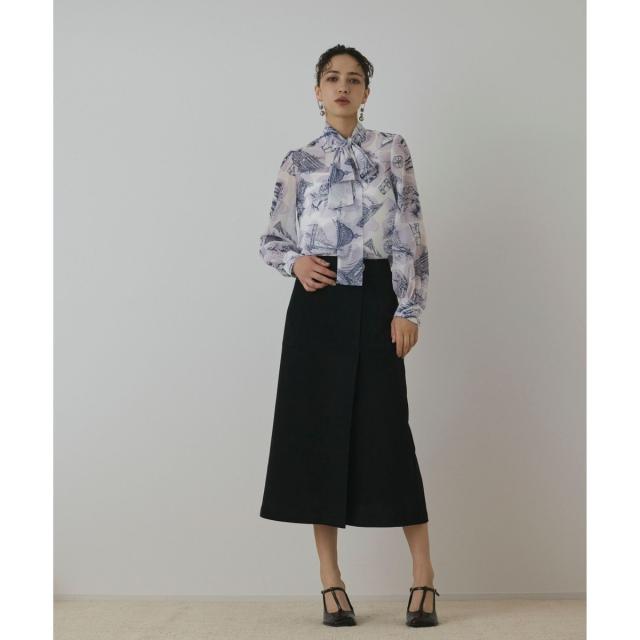 グレースコンチネンタル（GRACE CONTINENTAL）/スカーフタイブラウス