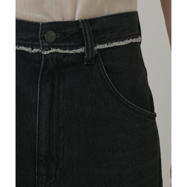 グレースコンチネンタル（GRACE CONTINENTAL）/ハイウエストバギーデニム