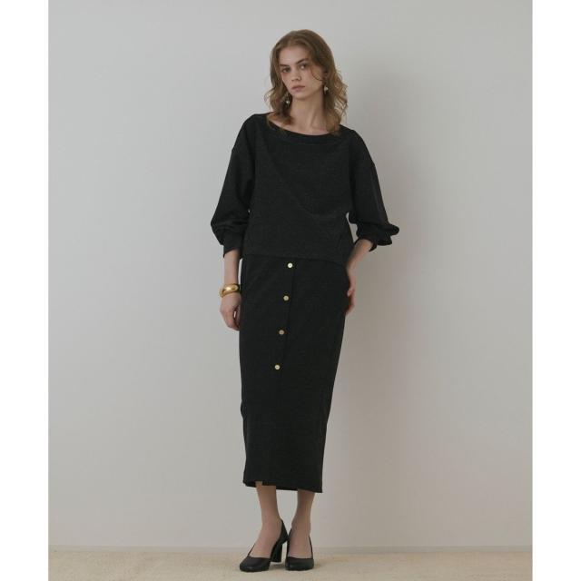 グレースコンチネンタル（GRACE CONTINENTAL）/ラメカットスカート