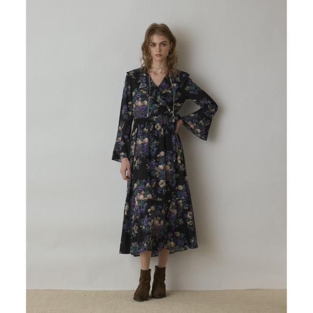 グレースコンチネンタル（GRACE CONTINENTAL）/ボタニカルベリープリントワンピース