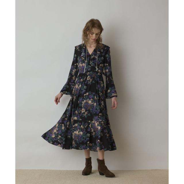 グレースコンチネンタル（GRACE CONTINENTAL）/ボタニカルベリープリントワンピース_3
