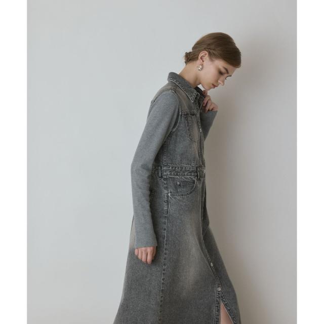 グレースコンチネンタル（GRACE CONTINENTAL）/デニムロングジレ