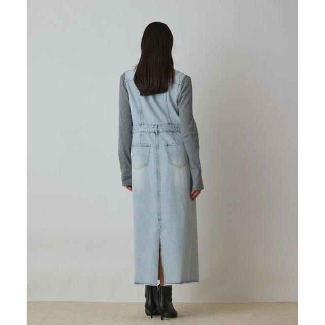 GRACECONTINENTALグレースコンチネンタル デニムロングワンピース デニムノースリーブロングワンピース / GRACE CONTINENTAL | GRACE