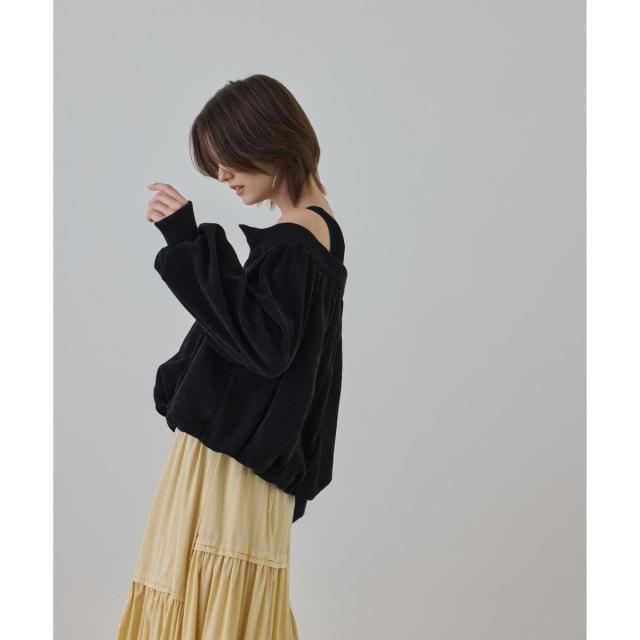 グレースコンチネンタル（GRACE CONTINENTAL）/バルーンモールカットカーディガン_10