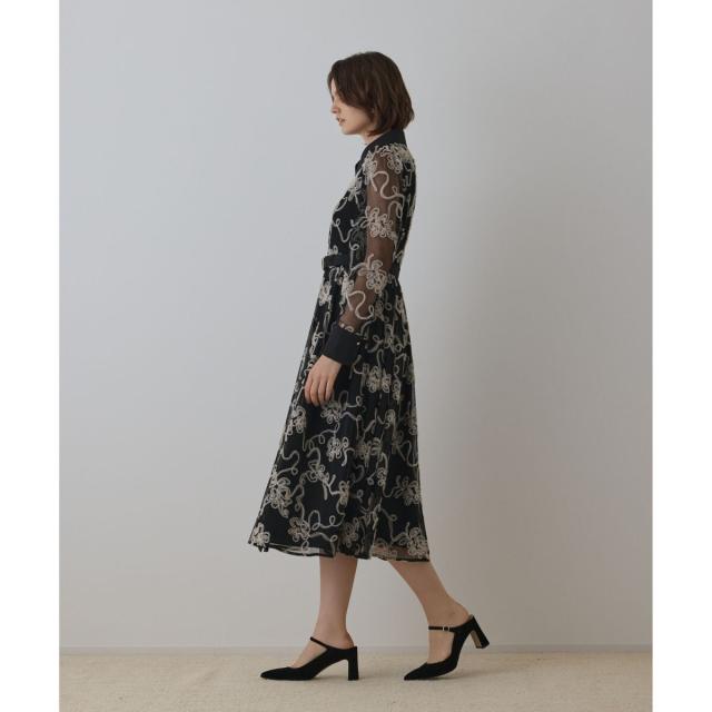 グレースコンチネンタル（GRACE CONTINENTAL）/チュールコードレースワンピース