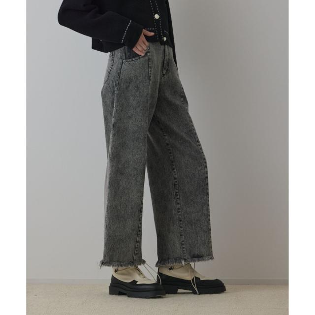 グレースコンチネンタル（GRACE CONTINENTAL）/カーブデニムパンツ