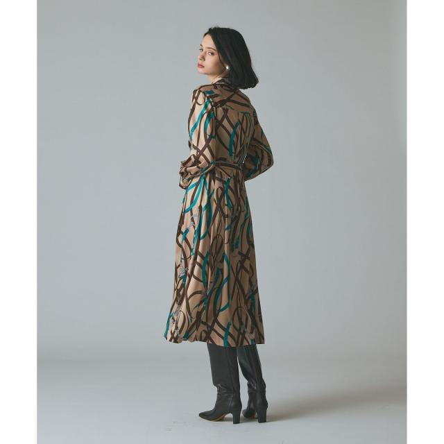 グレースコンチネンタル（GRACE CONTINENTAL）/ベルトプリントシャツ