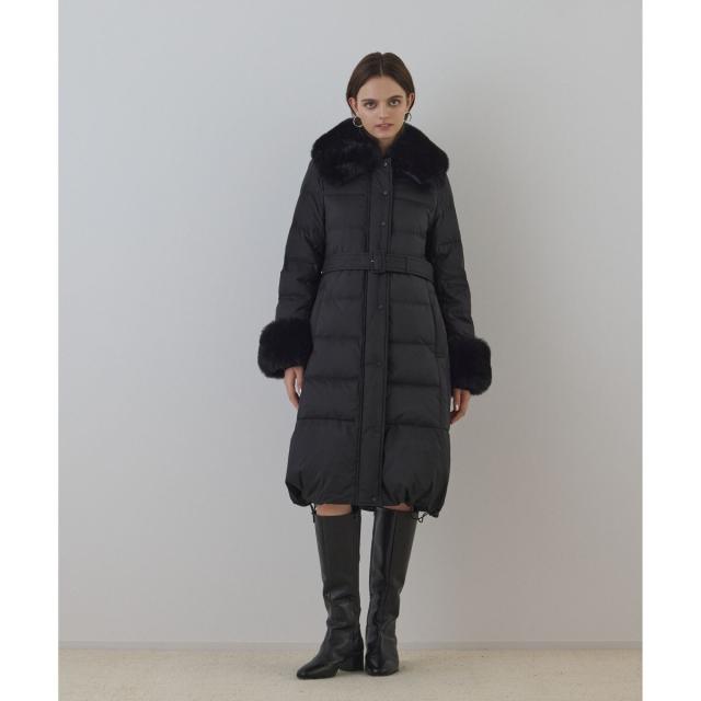 グレースコンチネンタル（GRACE CONTINENTAL）/ファーカラーロングダウン