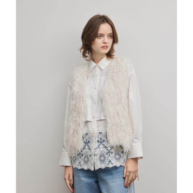 【NEW】グレースコンチネンタル（GRACE CONTINENTAL）/フリンジベスト