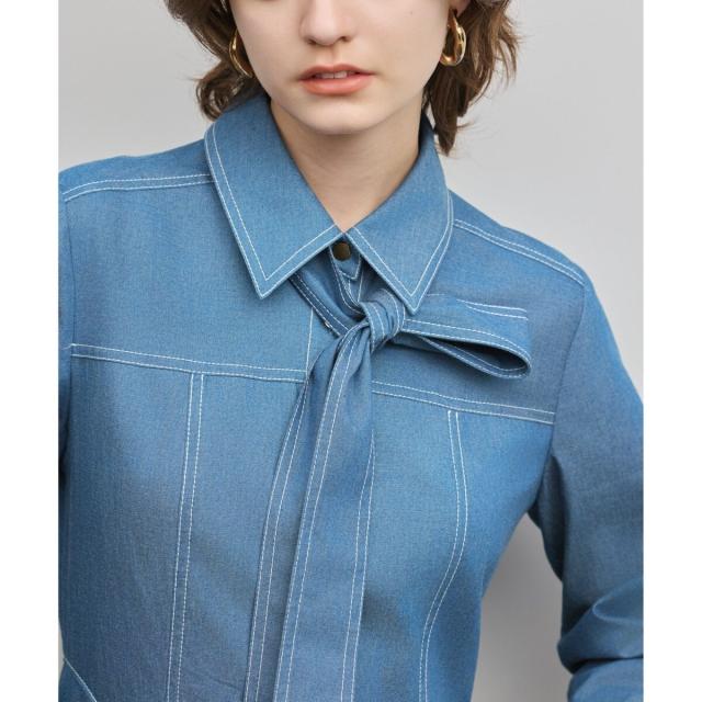 グレースコンチネンタル（GRACE CONTINENTAL）/シャツフレアワンピース