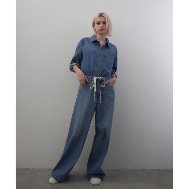 グレースコンチネンタル（GRACE CONTINENTAL）/10ozムラ糸デニムシャツ_3
