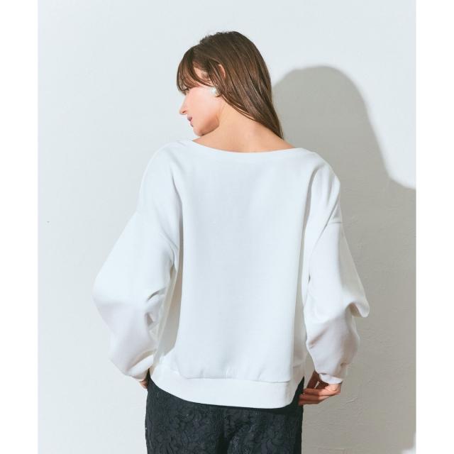 グレースコンチネンタル（GRACE CONTINENTAL）/モチーフ刺繍スウェット