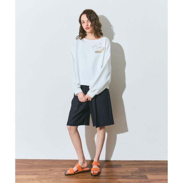 グレースコンチネンタル（GRACE CONTINENTAL）/モチーフ刺繍スウェット