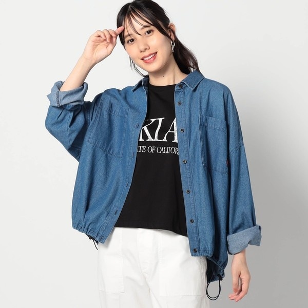 グランドパーク（Grand PARK）/【BROOKLYN OVERALL 】ドロスト仕様　ブルゾンライクシャツ